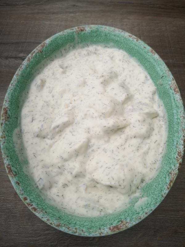 Haring in dille salade