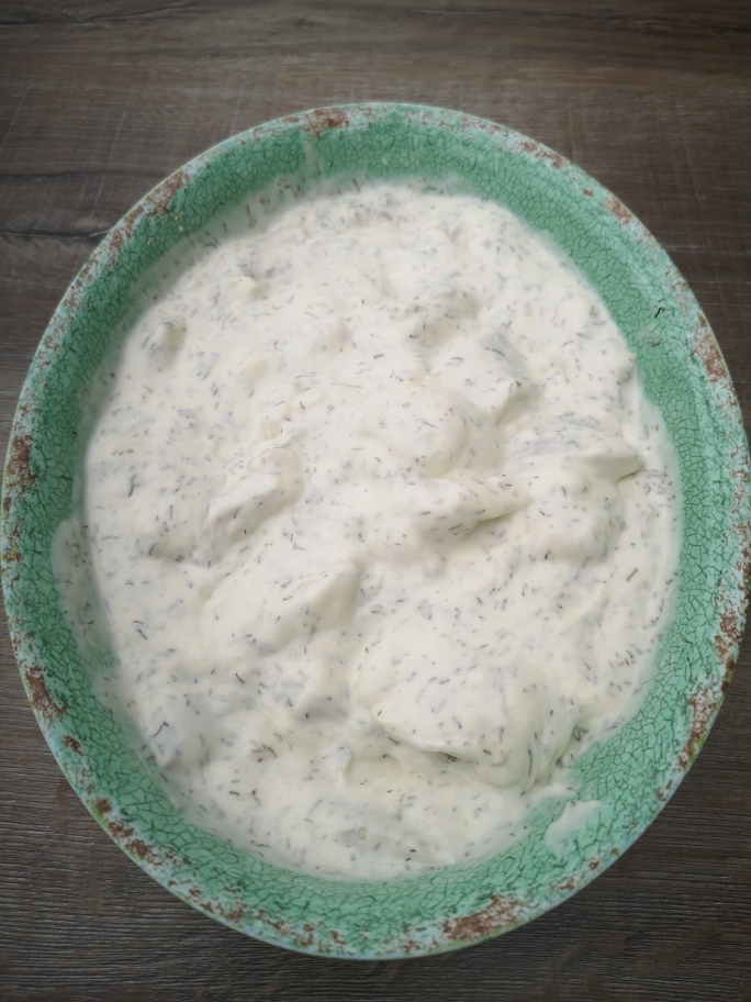 Haring in dille salade