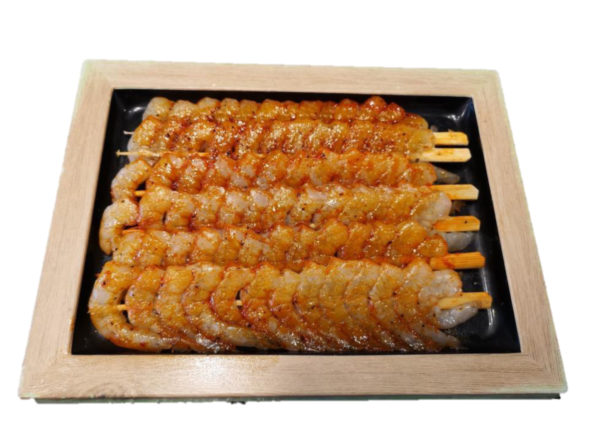 Garnalenspies met argentijnse marinade